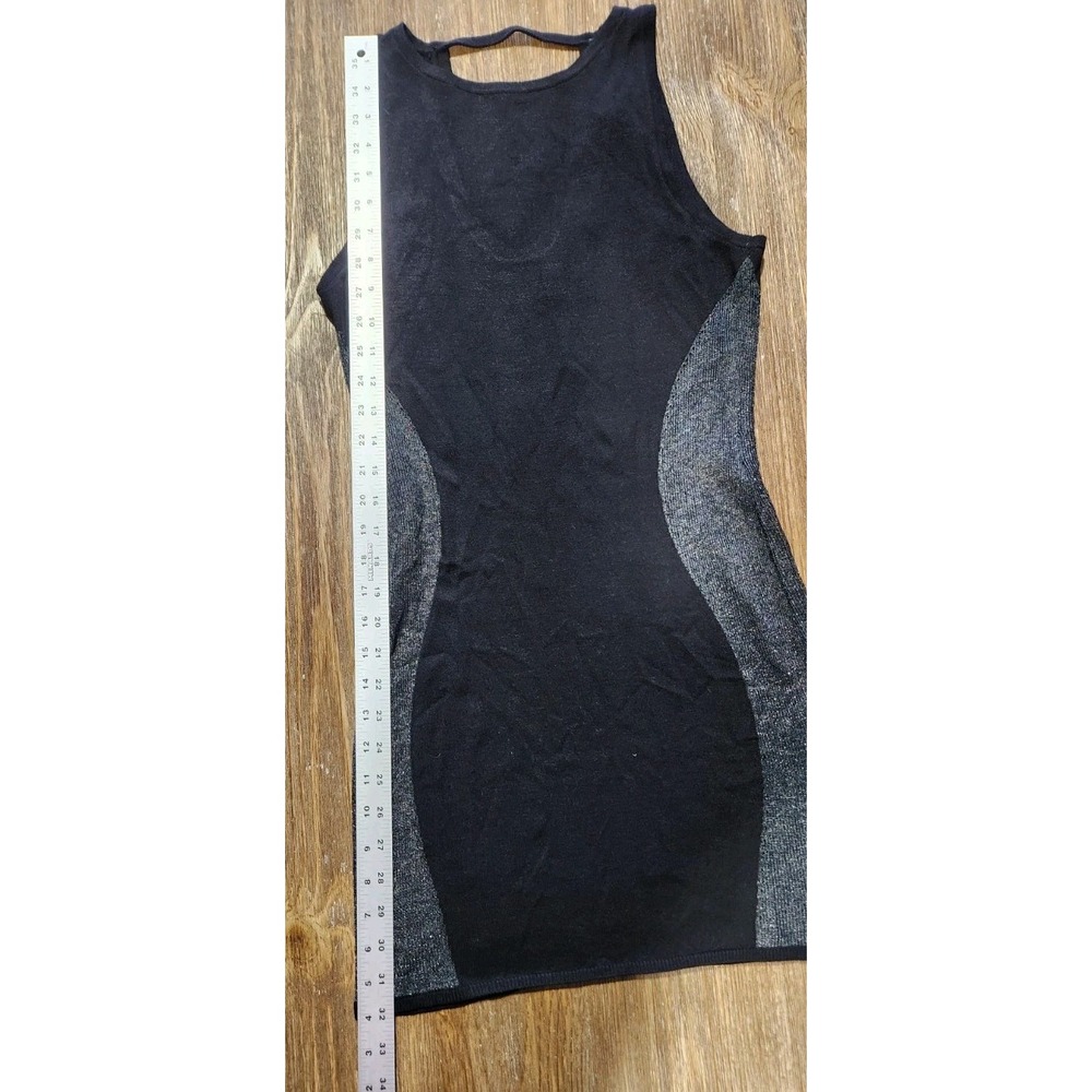 Asos Design Dress Women's Size‎ 8 Black Sheer Sides - Picture 5 of 7